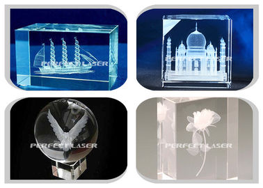 3D Subsurface внутри стеклянного кристаллического лазерного гравировального станка для пользовательских изображений