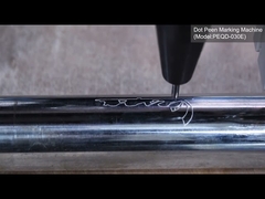 Машины для маркировки лазерных точек PEQD-030E маркировка логотипа на 32 мм трубке из нержавеющей стали