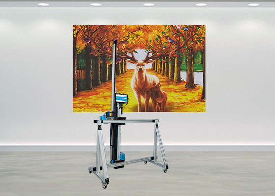One Machine Dual-Use 5D Floor Ground Wall Inkjet Printing Machine for Art painting landscape figure propaganda