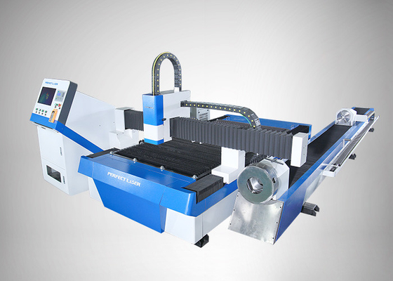 2kw Fiber Laser Cutting Machine 90m/ Min Round Square Tube Oxygen nitrogen
