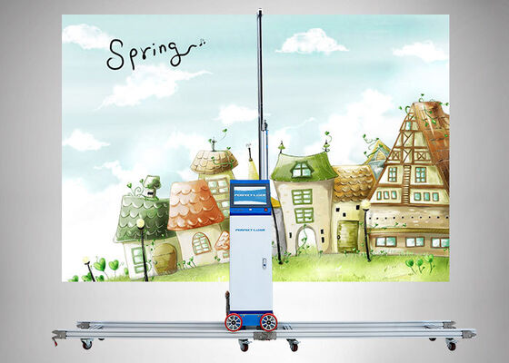 Стенный принтер с двойными печатными головками Прямой на стену чернила для печати больших изображений